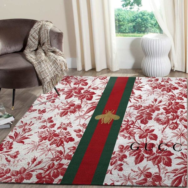 Gucci Flower Bee Luxury Brand Carpet Rug Limited Edition