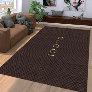 Gucci Full Brown Color Living Room Bedroom Luxury Brand Carpet Rug Limited Edition Gucci Full Brown Color Living Room Bedroom Luxury Brand Carpet Rug Limited Edition
