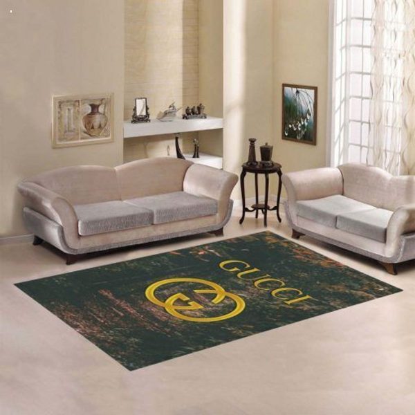 Gucci Green Color Luxury Brand Carpet Rug Limited Edition