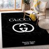 Gucci Light Brown Color Living Room Bedroom Luxury Brand Carpet Rug Limited Edition
