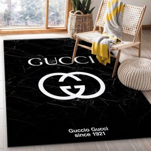 Gucci Guccio Since 1921 Luxury Brand Carpet Rug Limited Edition Gucci Guccio Since 1921 Luxury Brand Carpet Rug Limited Edition