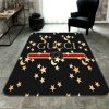 Gucci Pink Color Luxury Brand Carpet Rug Limited Edition