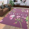 Gucci Pink Color Luxury Brand Carpet Rug Limited Edition