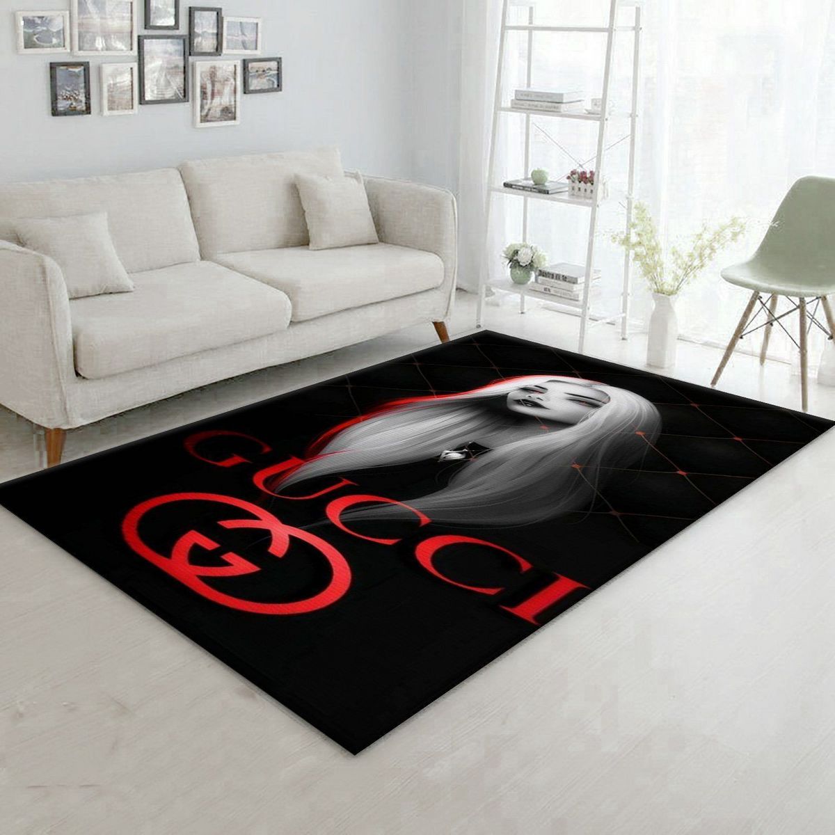 Gucci Printing 3D Pattern Luxury Brand Carpet Rug Limited Edition Luxury Store