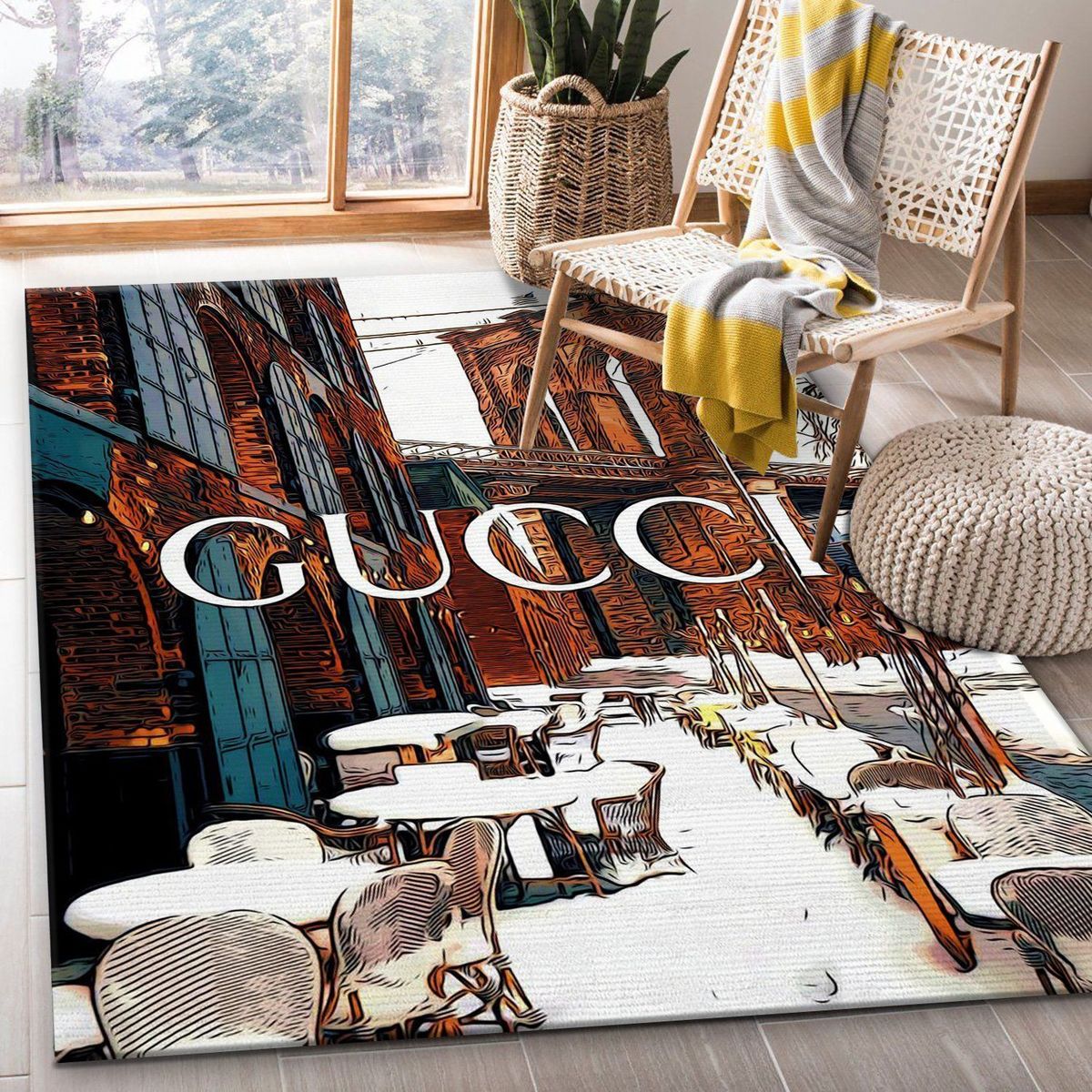 Gucci Royal Luxury Brand Carpet Rug Limited Edition Luxury Store