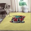 Gucci Snake Mix Blue Luxury Brand Carpet Rug Limited Edition