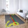 Gucci Snake Mix Gold Luxury Brand Carpet Rug Limited Edition