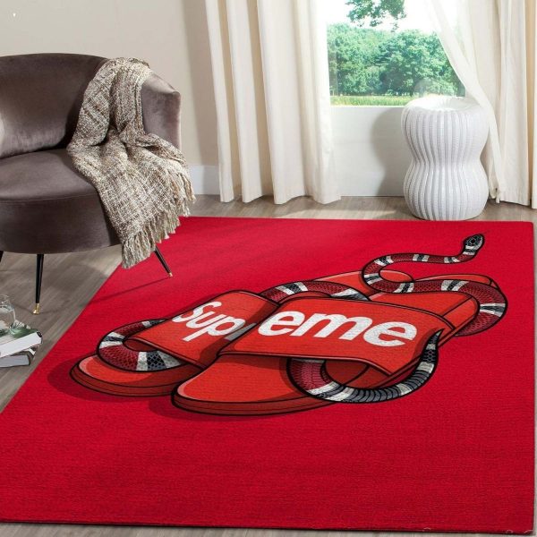 Gucci Snake Supreme Luxury Brand Carpet Rug Limited Edition