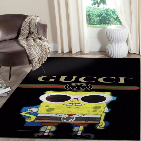 Gucci SpongeBob SquarePants Luxury Brand Carpet Rug Limited Edition