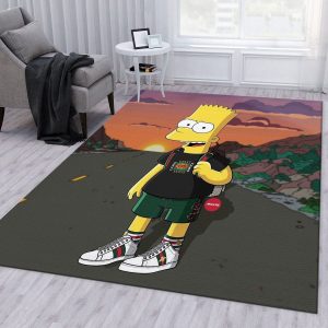 Gucci The Simpsons Luxury Brand Carpet Rug Limited Edition
