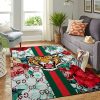 Gucci Tiger Mix Flower Luxury Brand Carpet Rug Limited Edition
