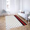 Gucci White Mix Blue Pink Logo Luxury Brand Carpet Rug Limited Edition