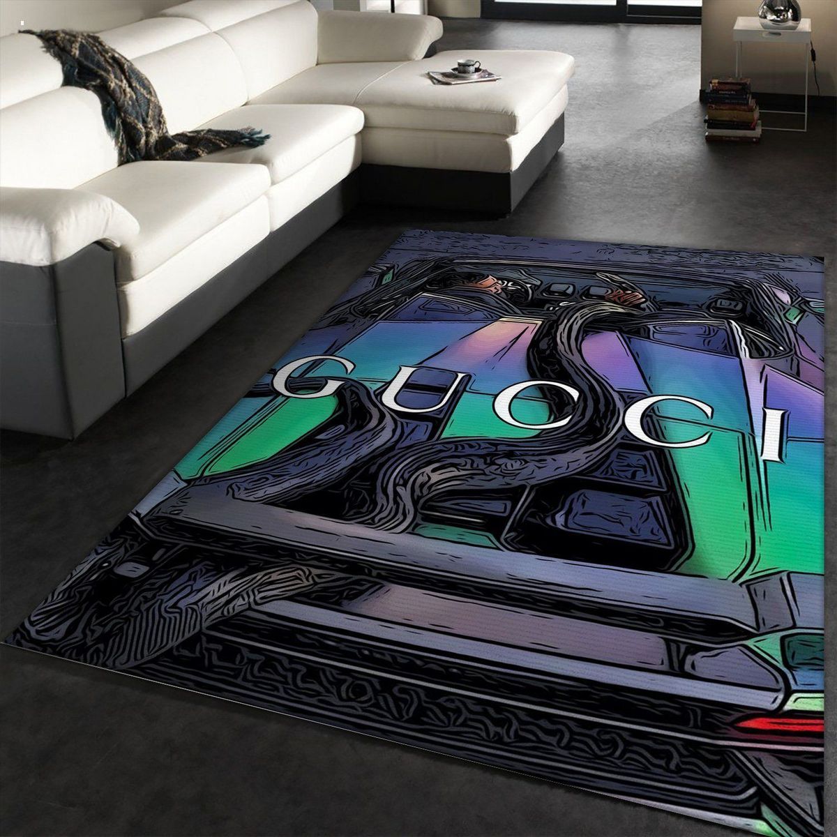 HOT Gucci Printing 3D Pattern Luxury Brand Carpet Rug Limited Edition