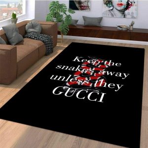 Keep The Snakes Away Unless They Gucci Luxury Brand Carpet Rug Limited Edition Keep The Snakes Away Unless They Gucci Luxury Brand Carpet Rug Limited Edition