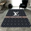 Louis Vuitton Black Pink Luxury Brand Carpet Rug Limited Edition