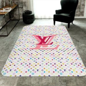 Louis Vuitton Full Color Luxury Brand Carpet Rug Limited Edition