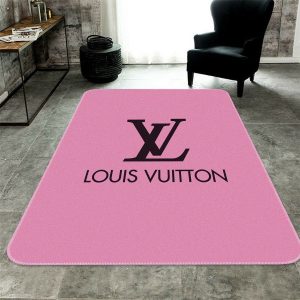 Louis Vuitton Pink Color Luxury Brand Carpet Rug Limited Edition