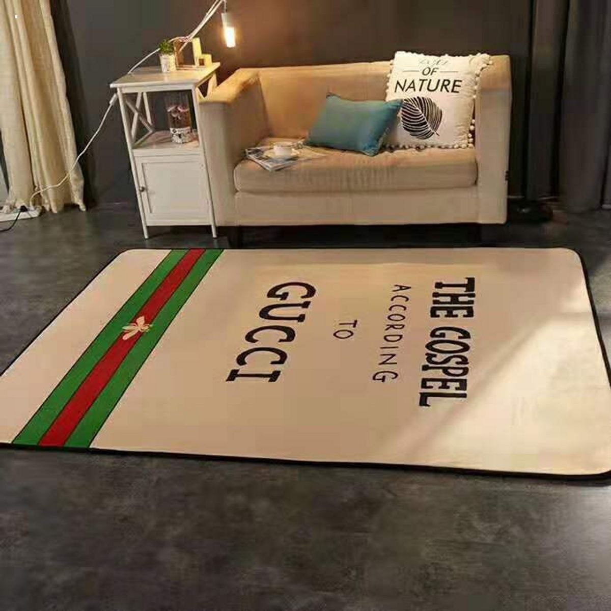 The Gospel According To Gucci Luxury Brand Carpet Rug Limited Edition Luxury Store