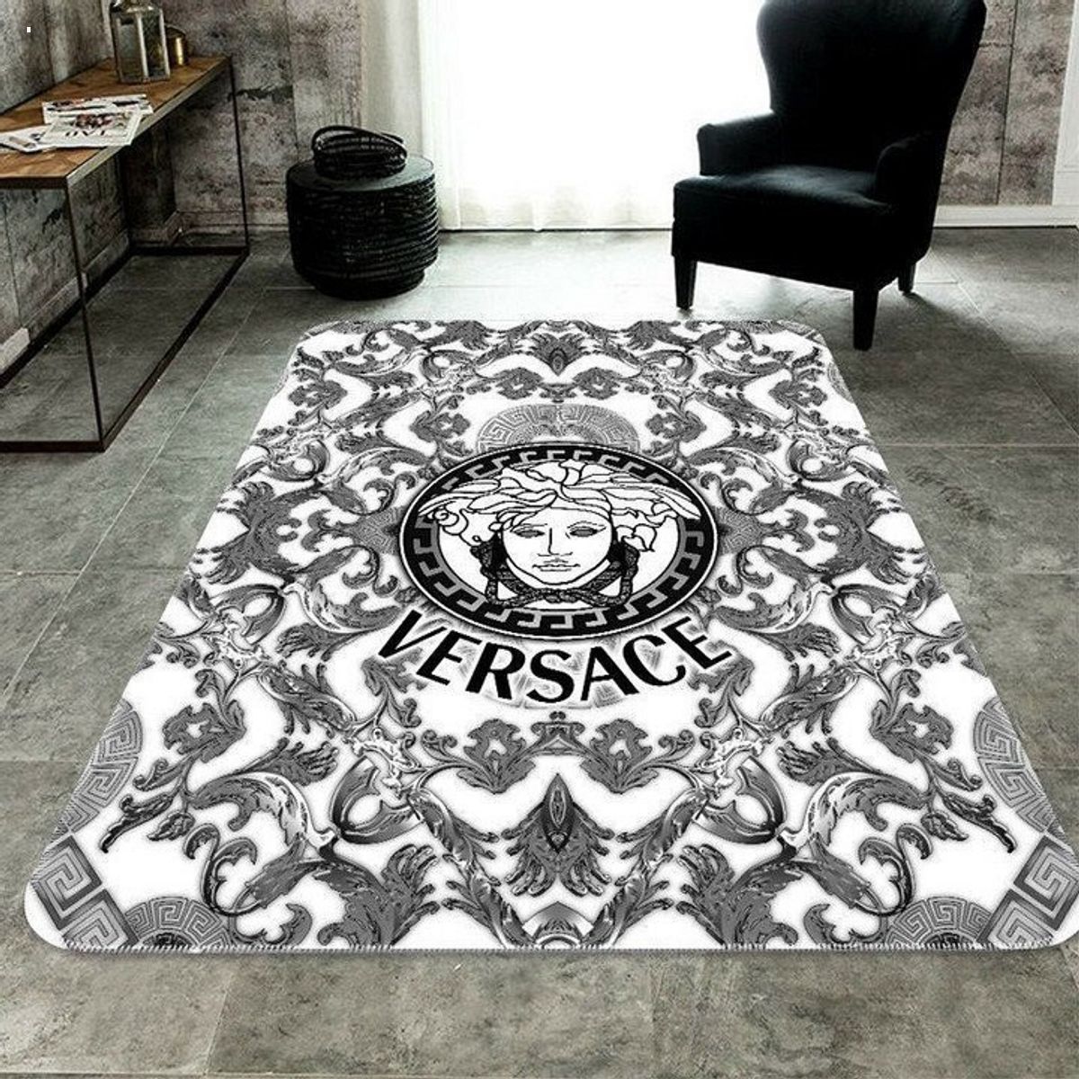 Versace Full Printing Pattern Luxury Brand Carpet Rug Limited Edition