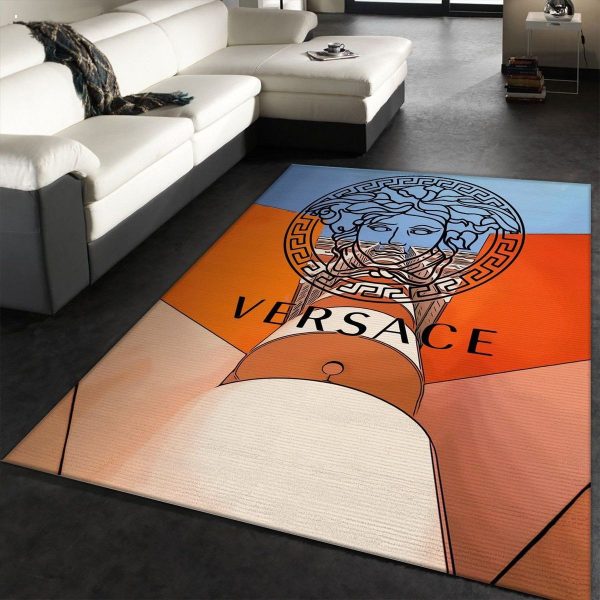 Versace Vintage Luxury Brand Carpet Rug Limited Edition