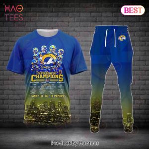 22 Super Bowl Lvi Champions Thank You For The Memoris Luxury Brand T-Shirt And Pants Limited Edition