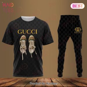 Gucci Printing Logo Luxury Brand T-Shirt And Pants Limited Edition