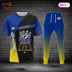 LA Rams Thank You For The Memories Luxury Brand T-Shirt And Pants Limited Edition