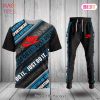 Nike Red White Black Luxury Brand T-Shirt And Pants Limited Edition