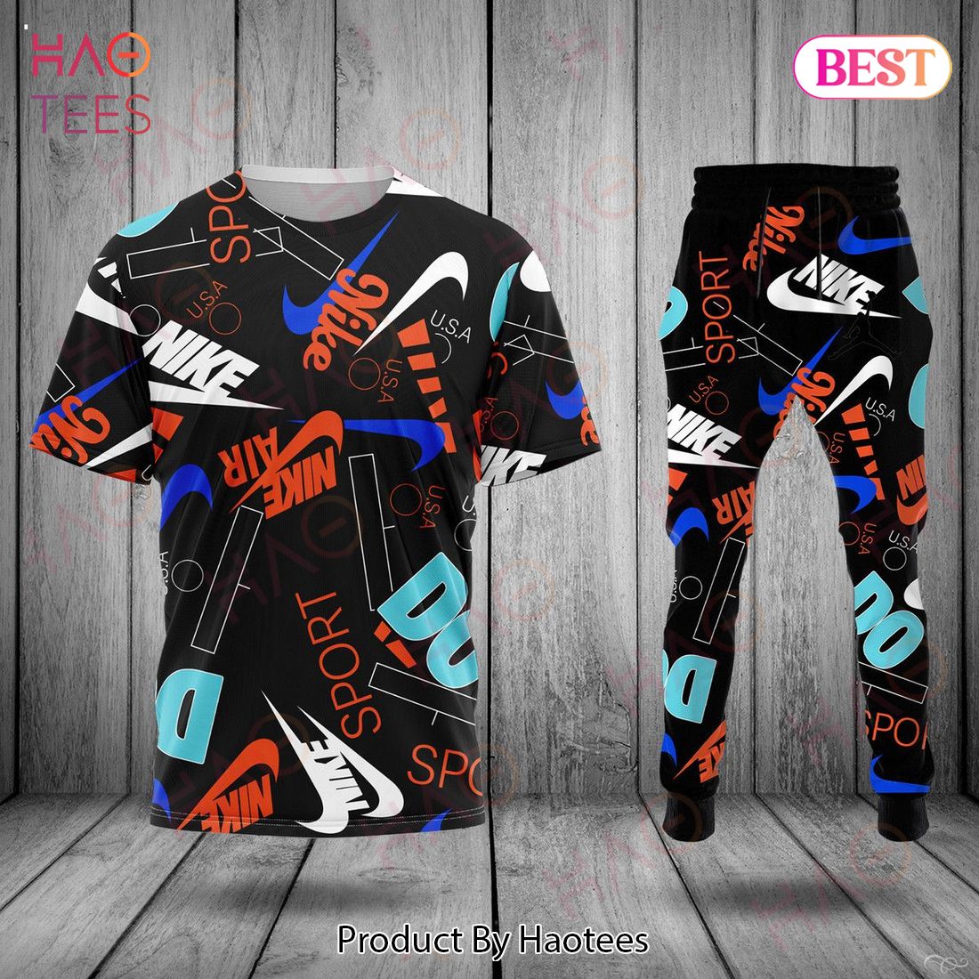 Nike Sport USA Luxury Brand T-Shirt And Pants Limited Edition