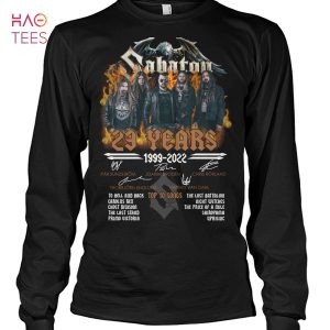 Sabaton 23 Years 1999-2022 Shirt Limited Edition
