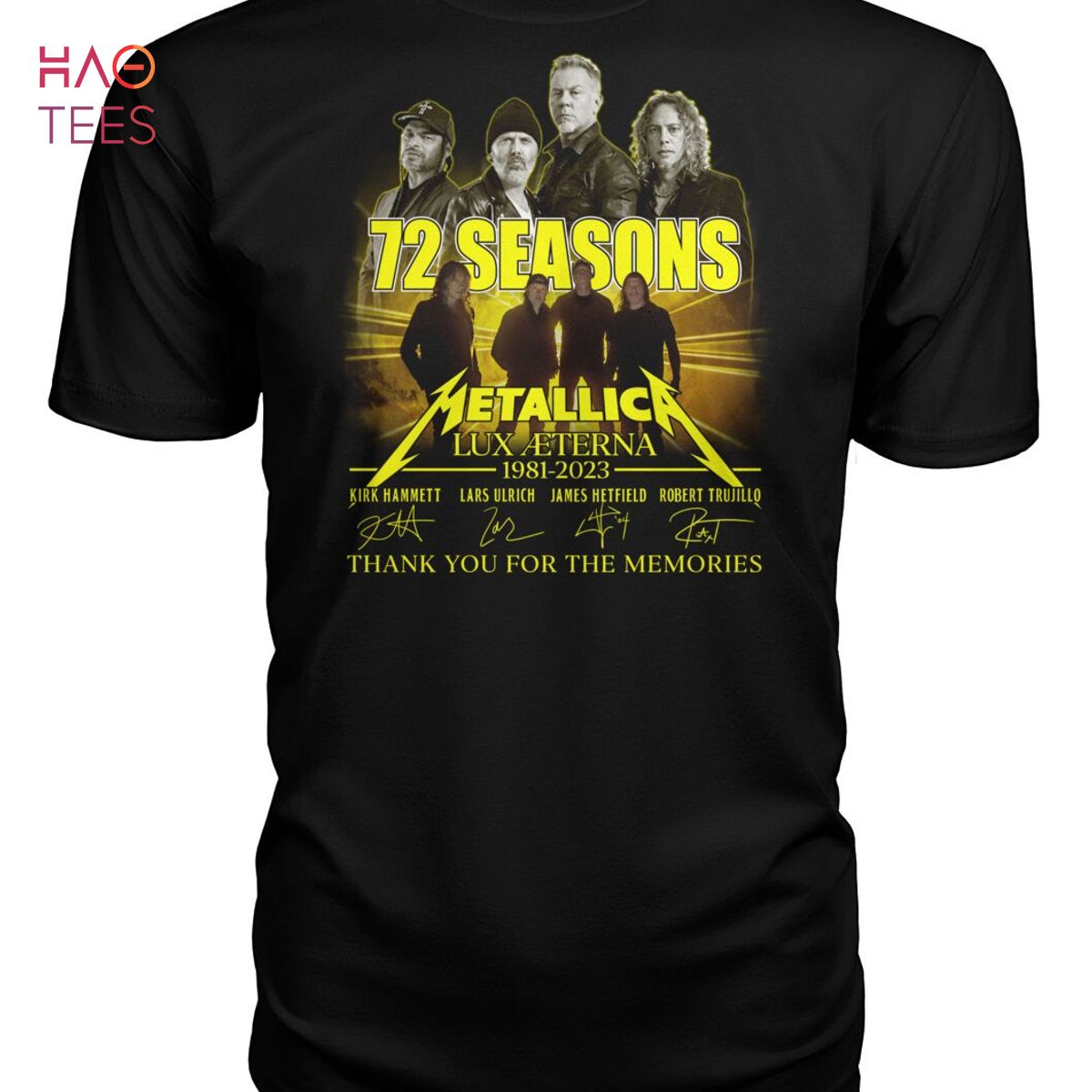 72 Seasons Metallic Lux Aeterna 1981-2023 Thank You For The Memories Shirt