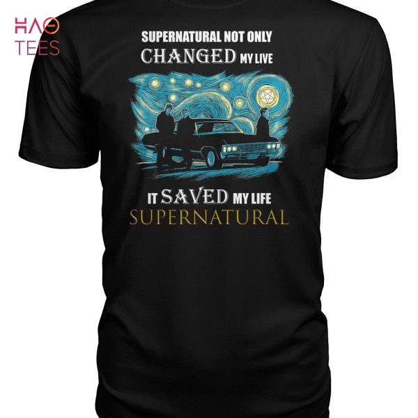 Supernatural Not Only Changed My Live It Saved My Life Supernatural Shirt