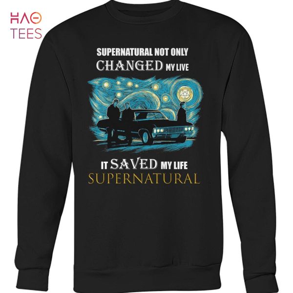 Supernatural Not Only Changed My Live It Saved My Life Supernatural Shirt