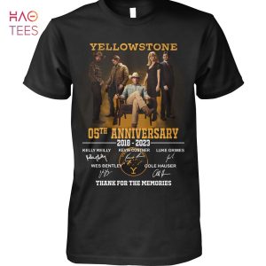 Yellowstone 05 Anniversary 2018-2023 Thank For The Memories Shirt