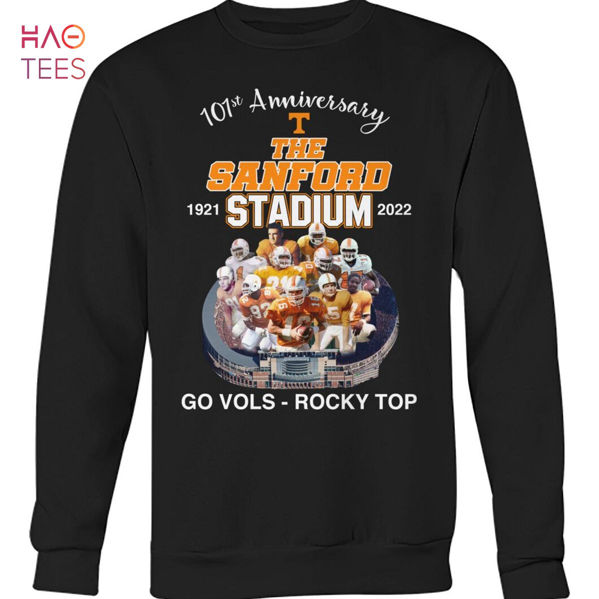 101 Anniversary The Sanford Stadium 1921-2022 Go Vols Rocky Top Shirt
