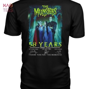 The Munsters 598 Years 1946-2022 Thank You For The Memories Shirt