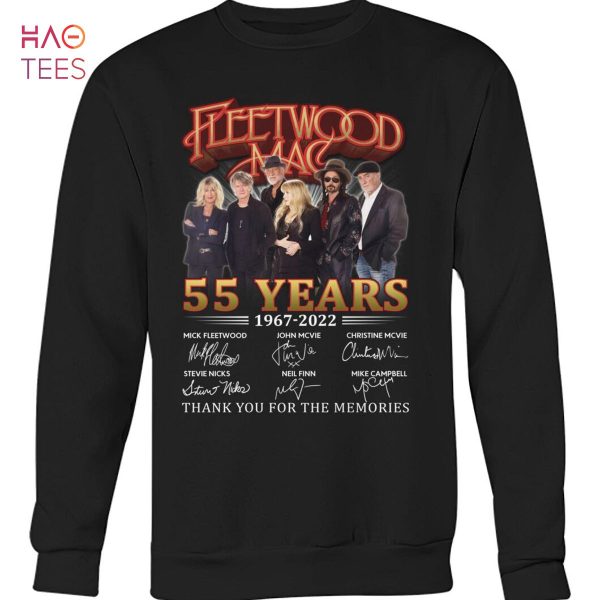 Fleetwood Mac 55 Years 1967 2022 Thank You For The Memories Shirt