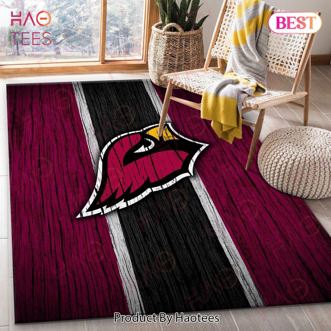 Arizona Cardinals NFL Area Rugs Carpet Mat Kitchen Rugs Floor Decor