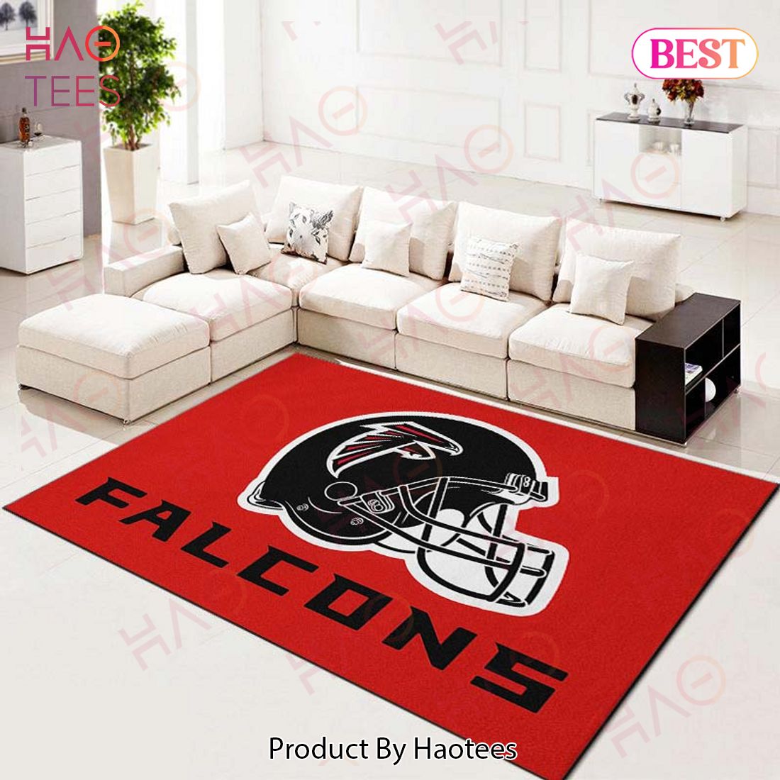 Atlanta Falcons Football Team Nfl Helmet Living Room Carpet Kitchen Area Rugs