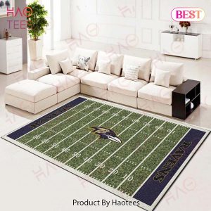 Baltimore Ravens Football Team Nfl Field Living Room Carpet Kitchen Area Rugs