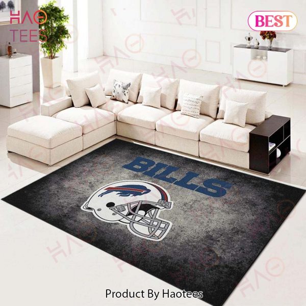 Buffalo Bills Football Team Nfl Distressed Living Room Carpet Kitchen Area Rugs