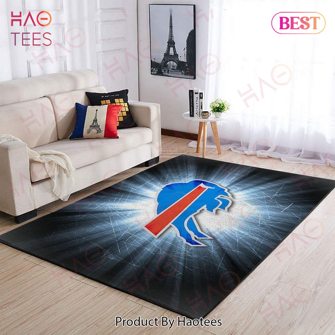 Buffalo Bills Nfl Football Team Logo Area Rugs Carpet Mat Kitchen Rugs Floor Decor