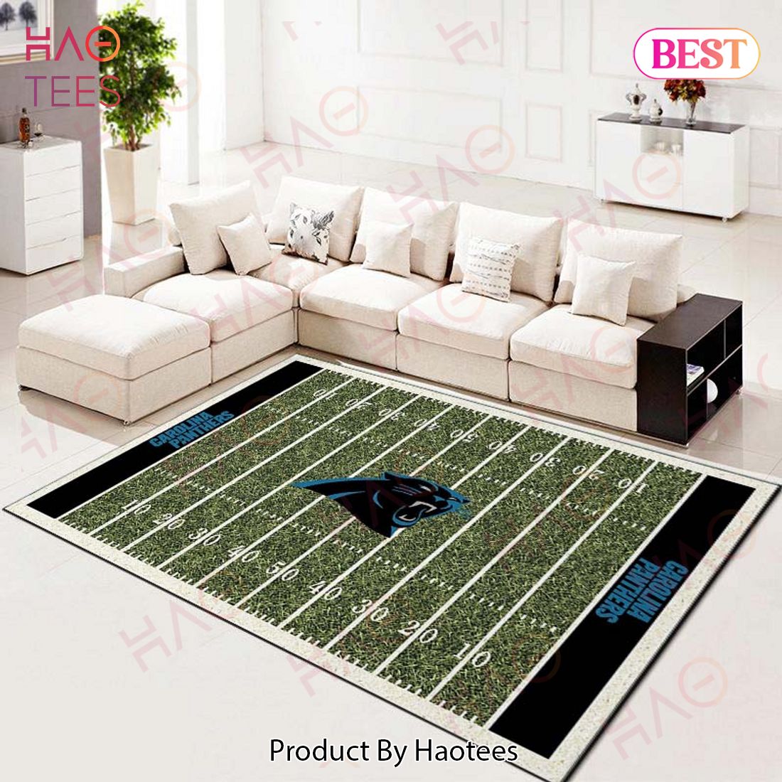 Carolina Panthers Football Team Nfl Field Living Room Carpet Kitchen Area Rugs
