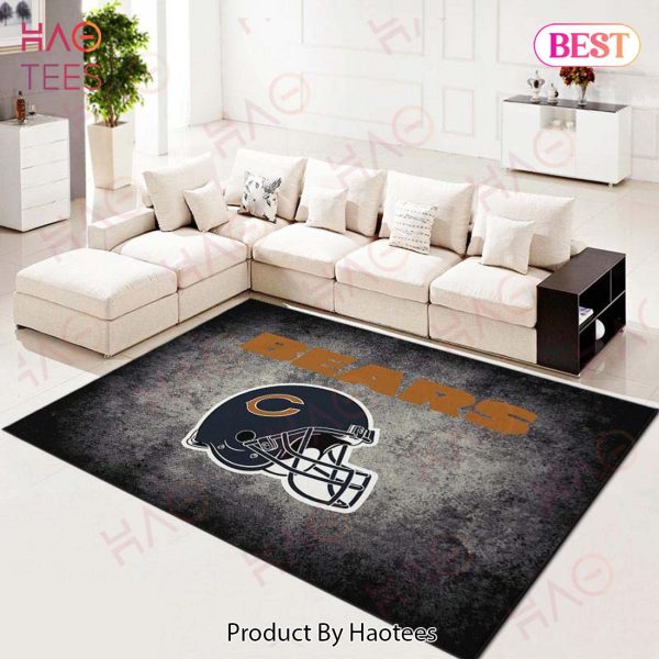 Chicago Bears Football Team Nfl Distressed Living Room Carpet Kitchen Area Rugs