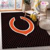 Chicago Bears Football Team Nfl On Wood_1 Living Room Carpet Kitchen Area Rugs