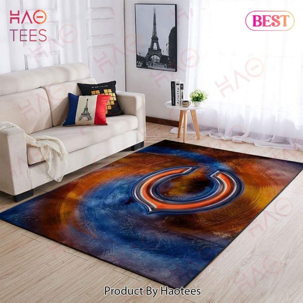 Chicago Bears Nfl Football Team Logo Area Rugs Carpet Mat Kitchen Rugs Floor Decor ? Decor Home Blue