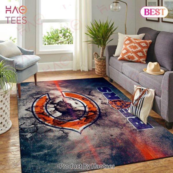 Chicago Bears Nfl Football Team Logo Cb Area Rugs Carpet Mat Kitchen Rugs Floor Decor