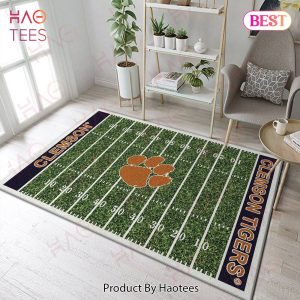 Clemson Tigers NFL Area Rugs Carpet Mat Kitchen Rugs Floor Decor