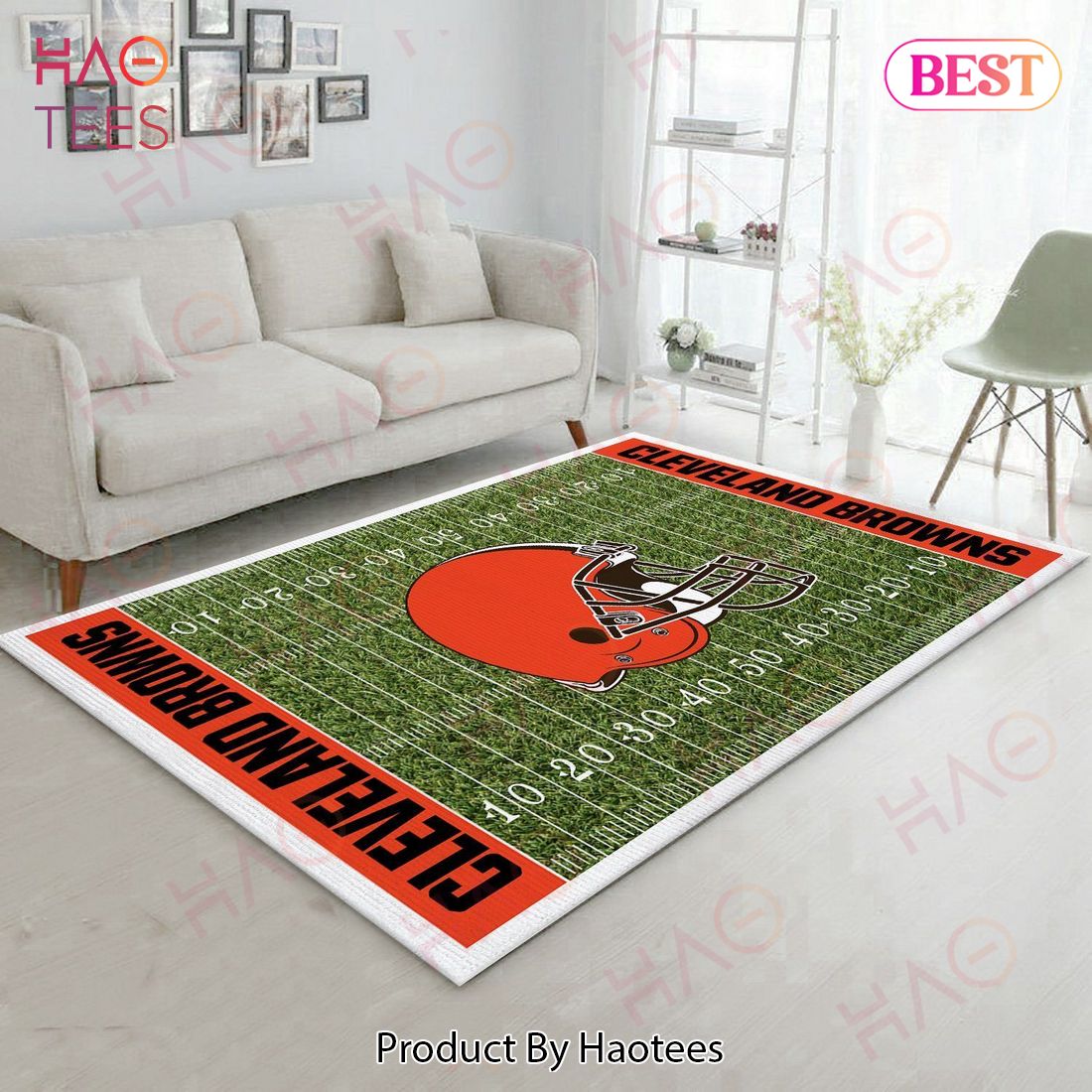 Cleveland Browns NFL Area Rugs Carpet Mat Kitchen Rugs Floor Decor