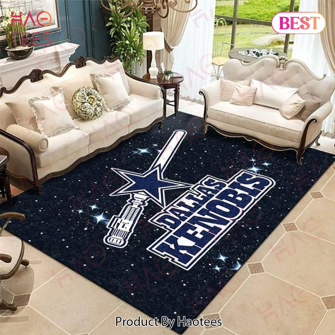 Dallas Cowboy NFL Star Wars – Custom Size And Printing Area Rugs Carpet Mat Kitchen Rugs Floor Decor